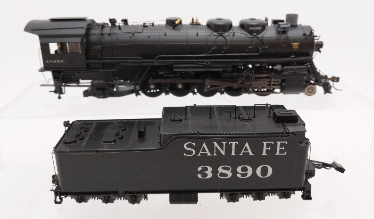 Broadway Limited 2198 HO AT&SF Baldwin 3800 2-10-2 Steam Locomotive #3890 w/DCC VG/Box
