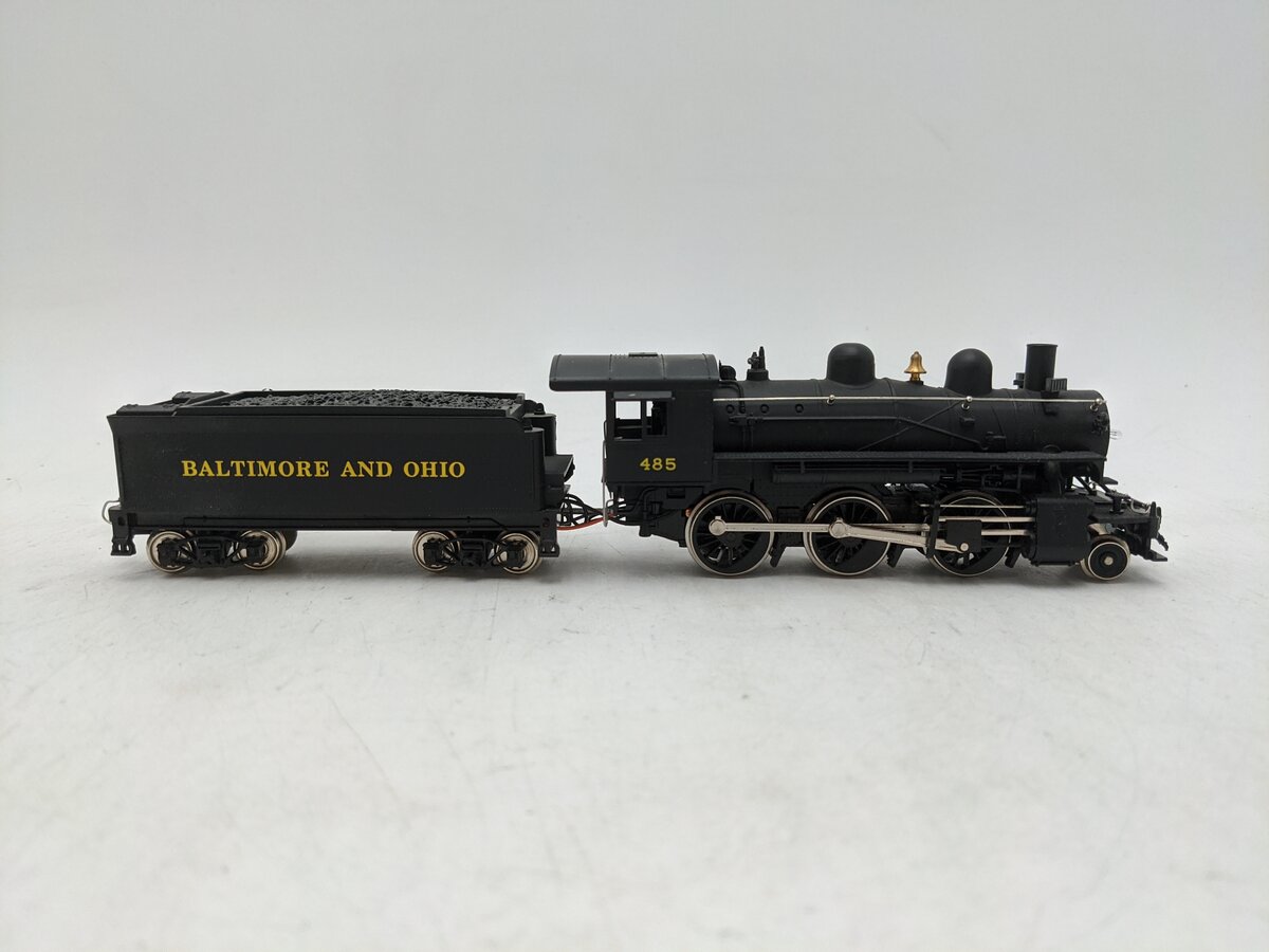 IHC M533 HO B&O 2-6-0 Steam Locomotive & Tender #485 EX/Box