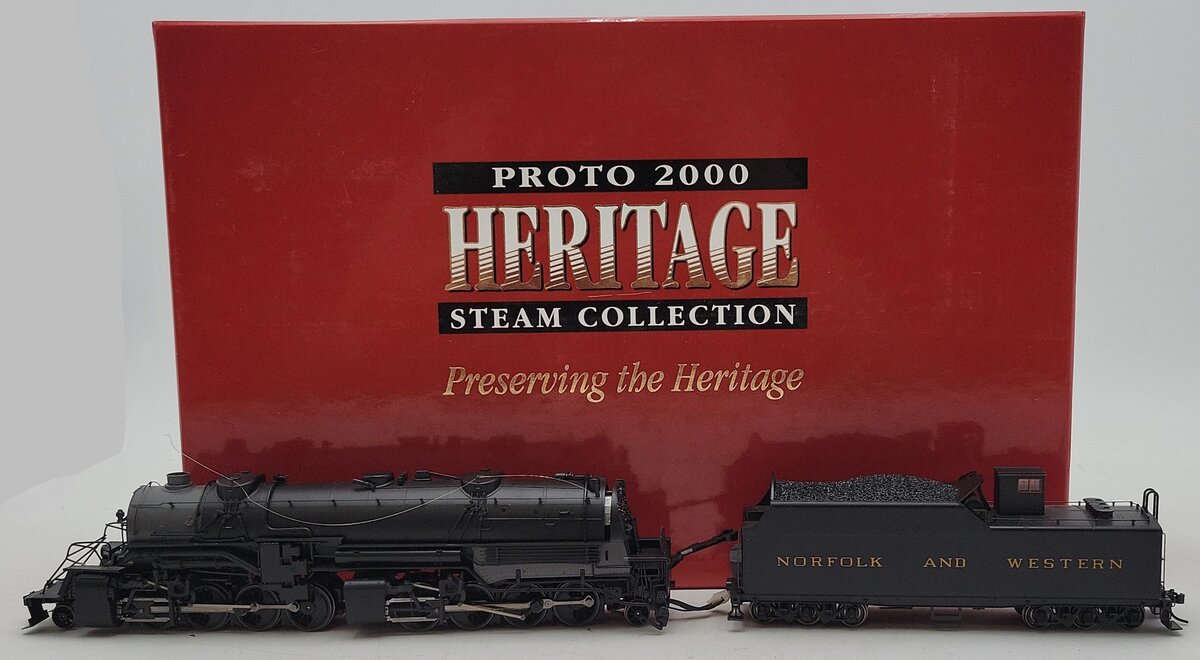 Proto 2000 23338 N&W 2-8-8-2 Steam Locomotive & Tender #2005 EX/Box