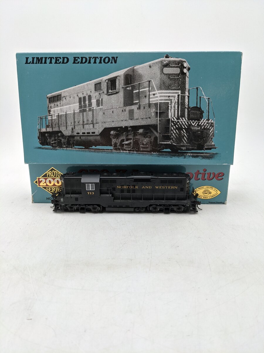 Proto 2000 23616 HO Scale Norfolk and Western GP9 II Locomotive #713 EX/Box
