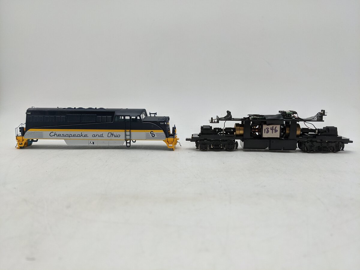 Proto 2000 30192 HO Scale C&O BL2 Diesel Locomotive #1846 EX/Box