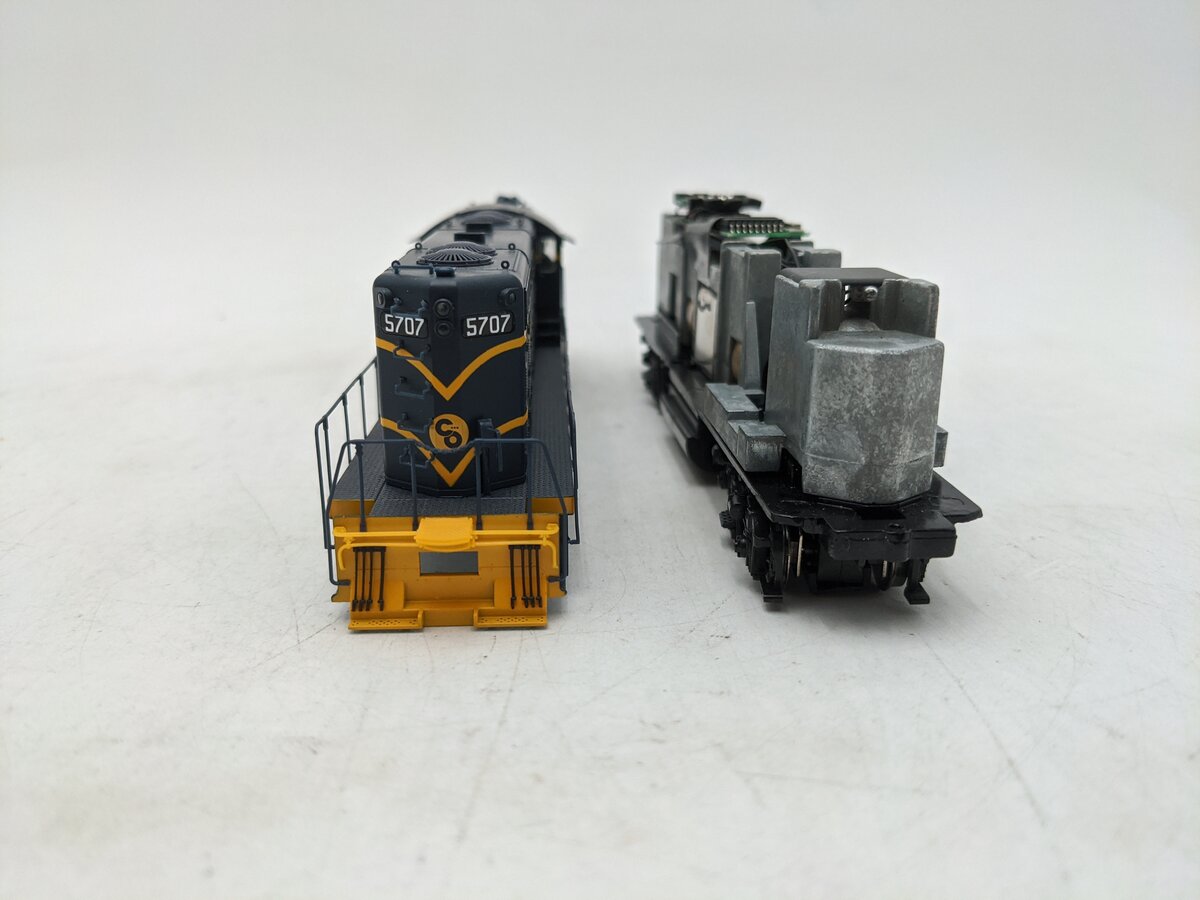Proto 2000 23555 HO Scale C&O GP7 Diesel Locomotive #5707 EX/Box