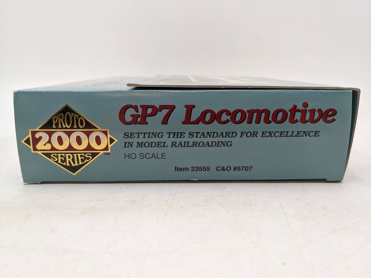Proto 2000 23555 HO Scale C&O GP7 Diesel Locomotive #5707 EX/Box
