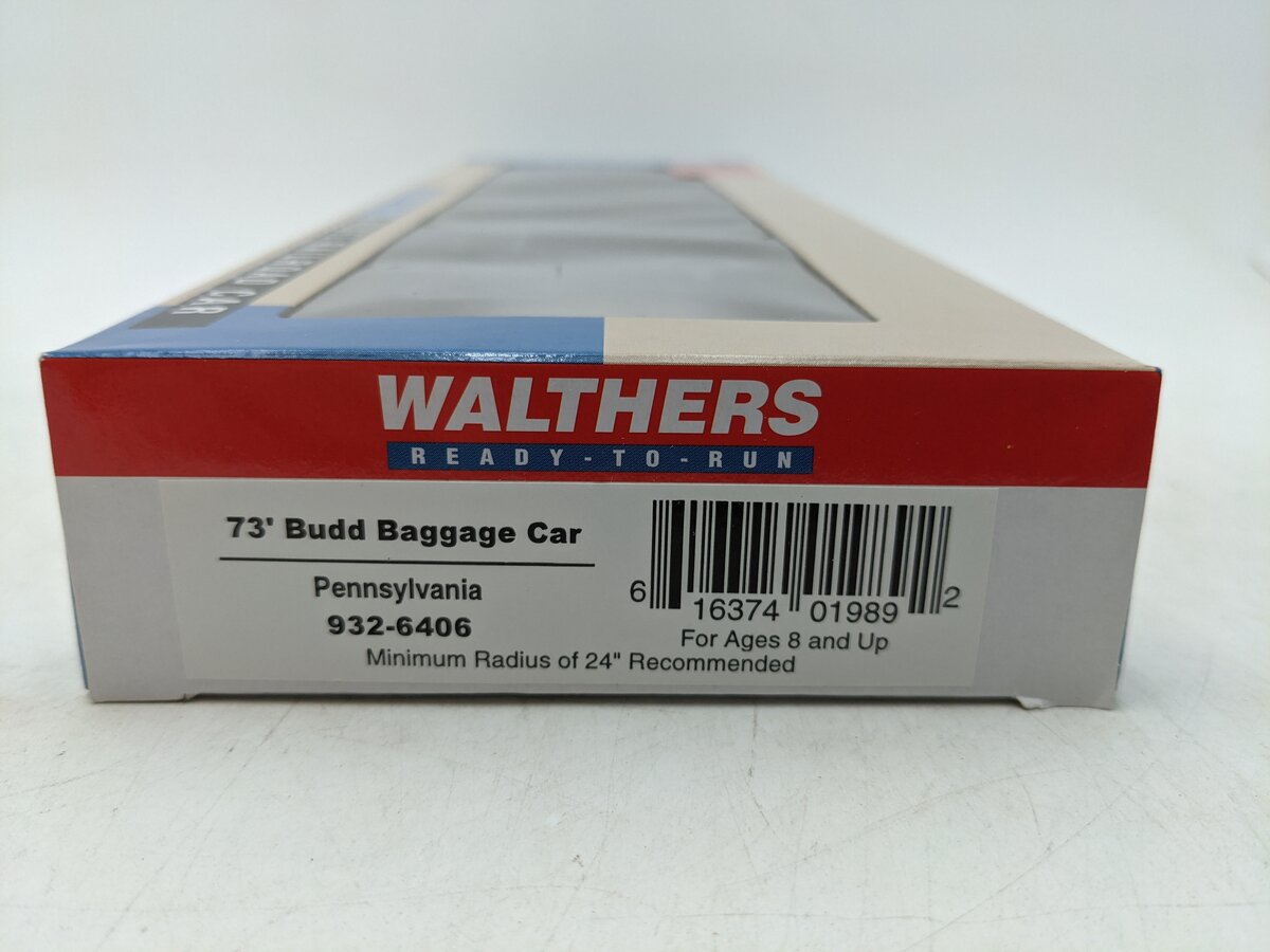 Walthers 932-6406 HO Scale Pennsylvania 73' Budd Baggage Car EX/Box