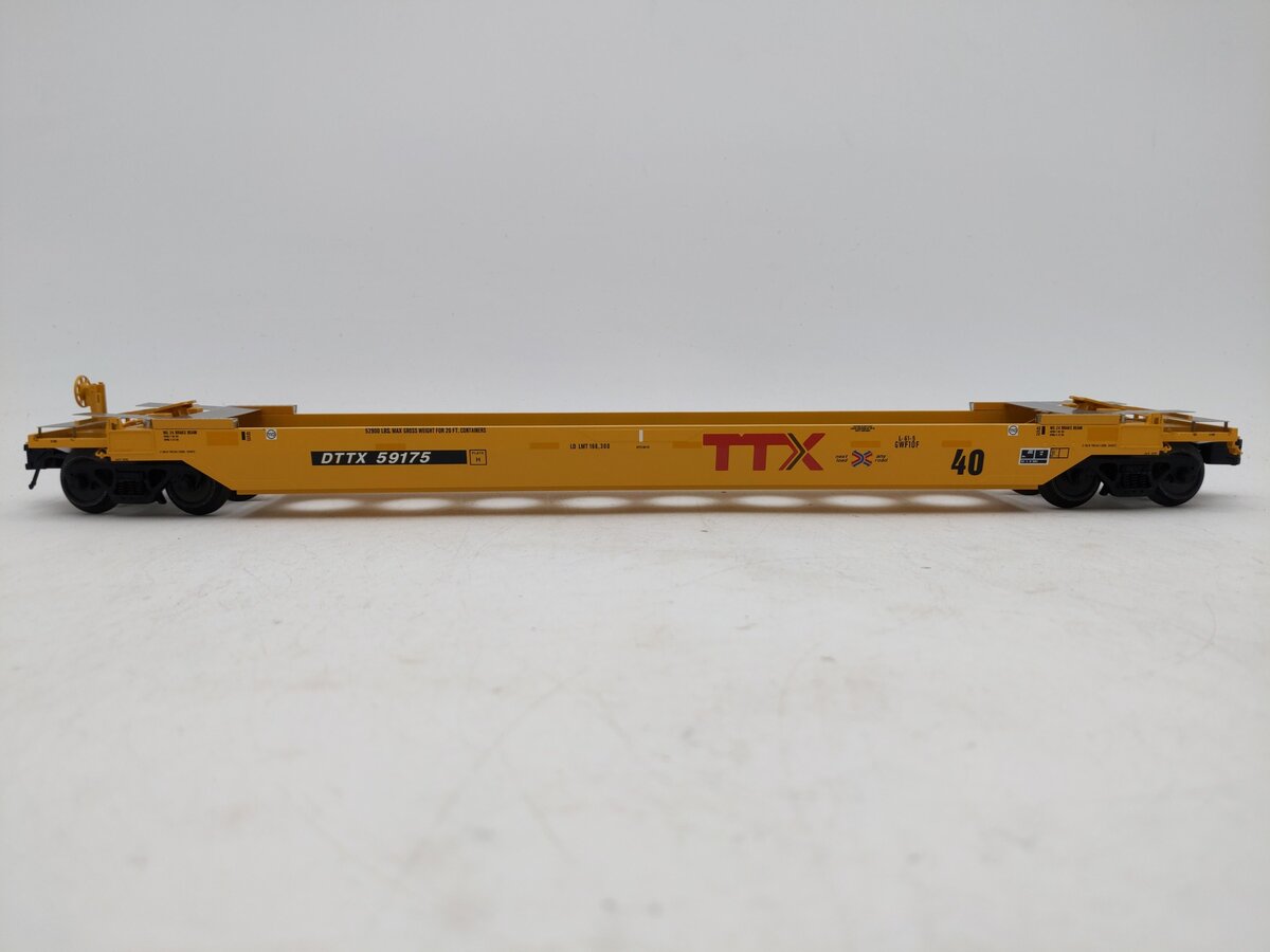 Atlas 3003028-1 O TTX "next load any road" 40' Rebuilt Well Car #59175 EX/Box