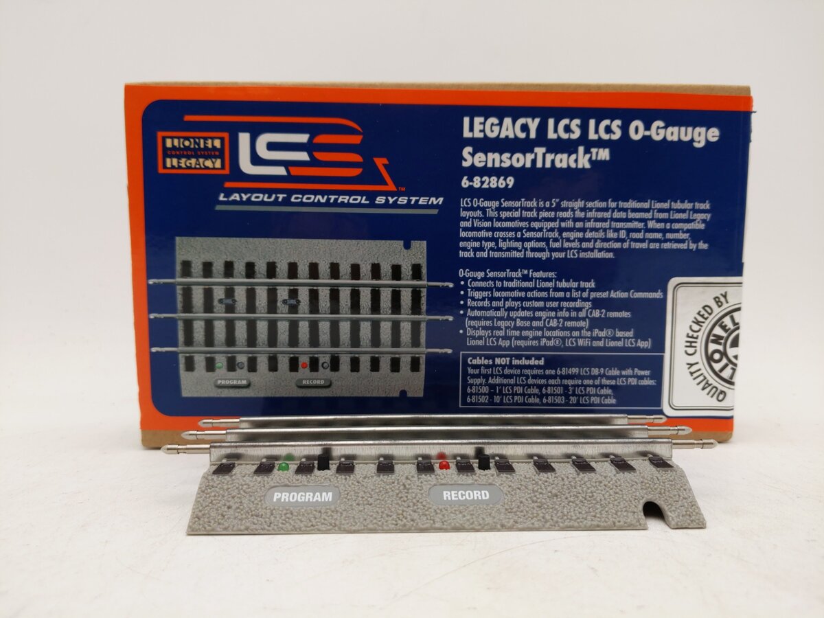 Lionel 6-82869 O LCS Sensor Track - Multi System Compatible