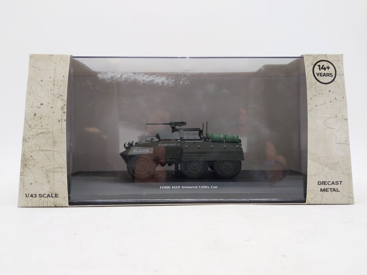 Motor City Classics 23203-43 1:43 Scale Ford M20 Armored Utility Car LN/Box