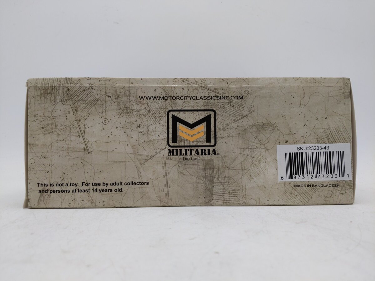 Motor City Classics 23203-43 1:43 Scale Ford M20 Armored Utility Car LN/Box