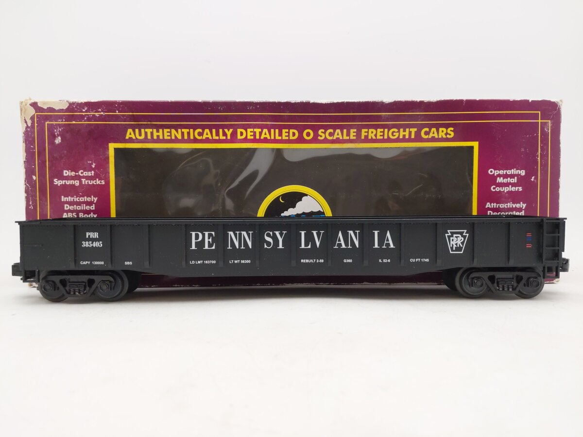 MTH 20-98001 O Gauge Pennsylvania Gondola Car #385405 EX/Box