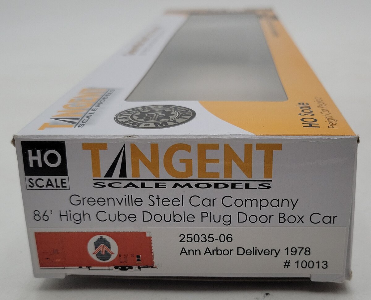 Tangent 25035-02 HO Ann Arbor Delivery 1978 Greenville 86' DPD Boxcar #10013/Box