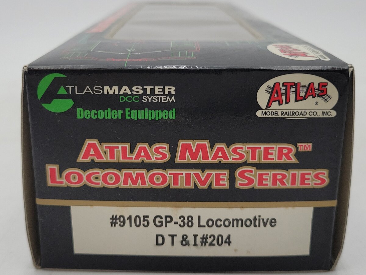 Atlas 9104 HO Scale DT&I Diesel Locomotive # 201 - Weathered