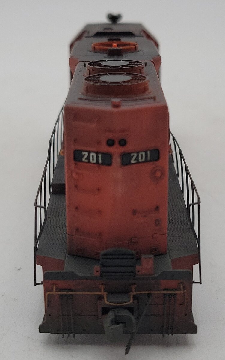 Atlas 9104 HO Scale DT&I Diesel Locomotive # 201 - Weathered