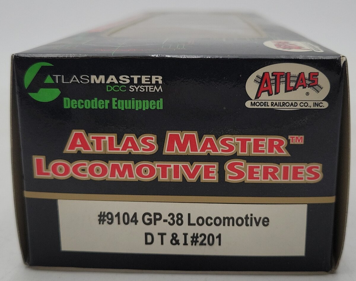 Atlas 9105 HO DT&I  GP-38 Diesel Locomotive #204
