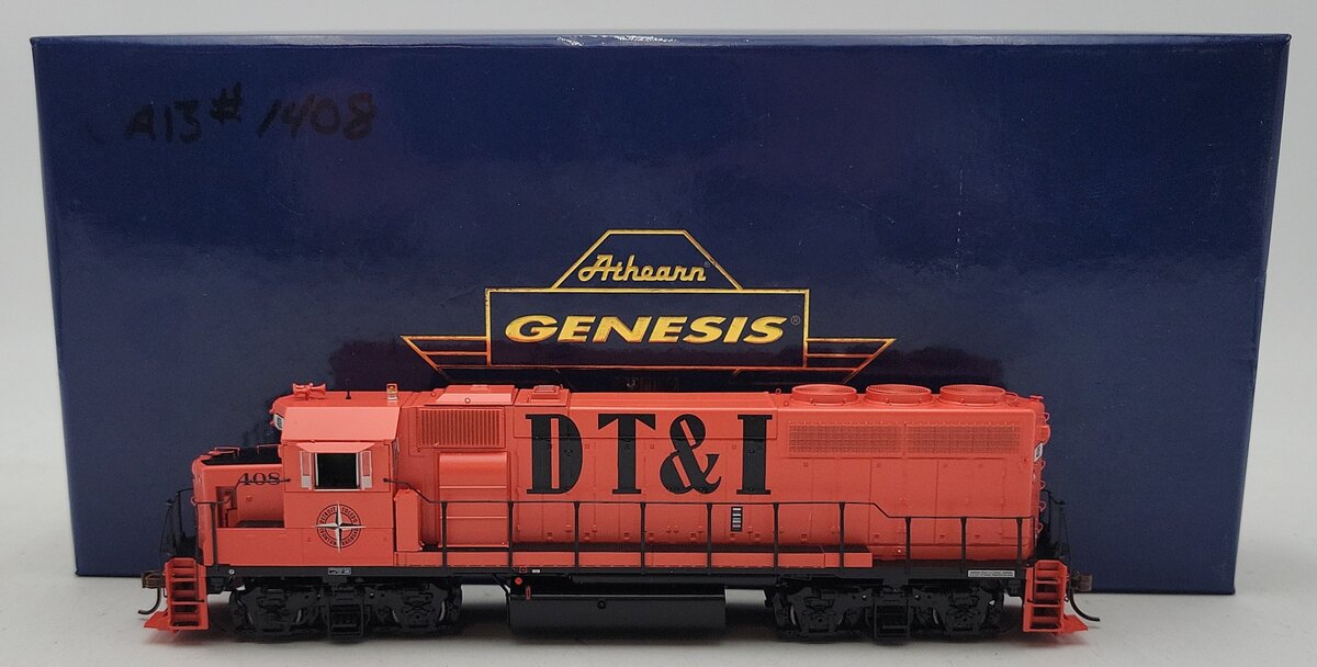 Athearn G64683 HO Detroit Toledo & Ironton GP40-2 Diesel Loco #408 w/DCC & Sound LN/Box