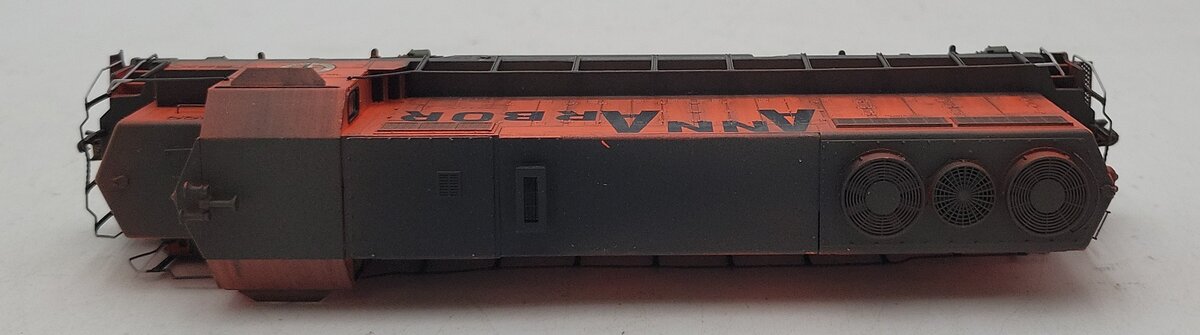 Athearn 91749 HO Ann Arbor GP-35 Diesel Locomotive #388 - Weathered/Box