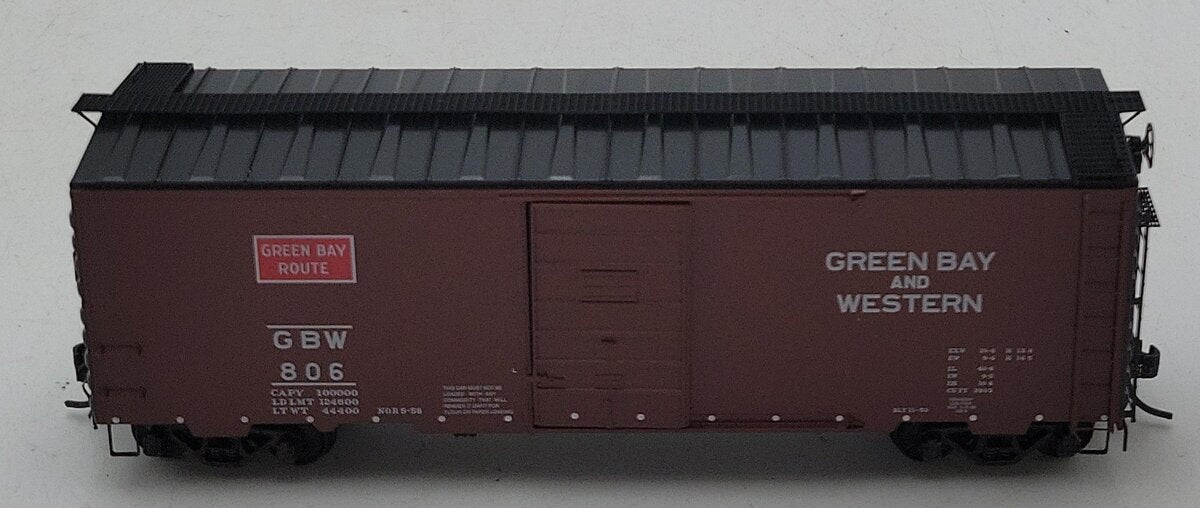 Kadee 4049 HO Scale Green Bay & Western 40' PS-1 Boxcar #806 LN/Box
