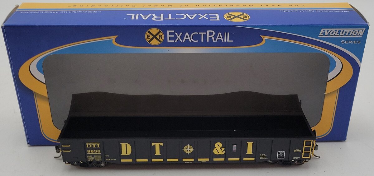 ExactRail EE-1902-2 HO Scale Detroit Toledo & Ironton Thrall 2244 Gondola #9636 LN/Box