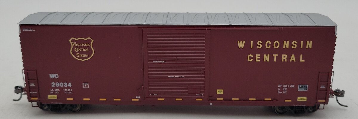 ExactRail EE-1014-5 HO Wisconson Central PC&F 6033 Single Door Boxcar #29034 NIB