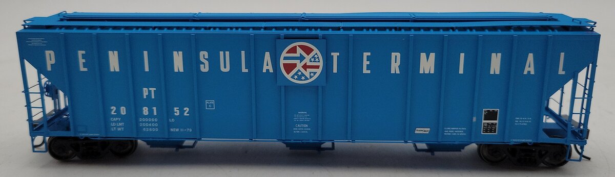 Exact Rail ET-1716-5 HO Peninsula Terminal Evans 4780 Cu. Ft. Hopper #208152 NIB