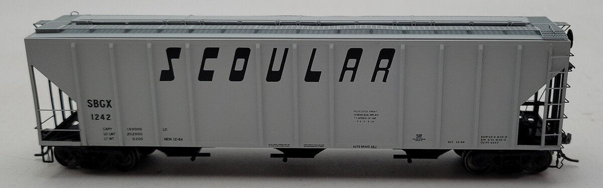 ExactRail EP-80178-5 Scoular PS 4427 cu ft Grain Hopper SBGX #1242 NIB