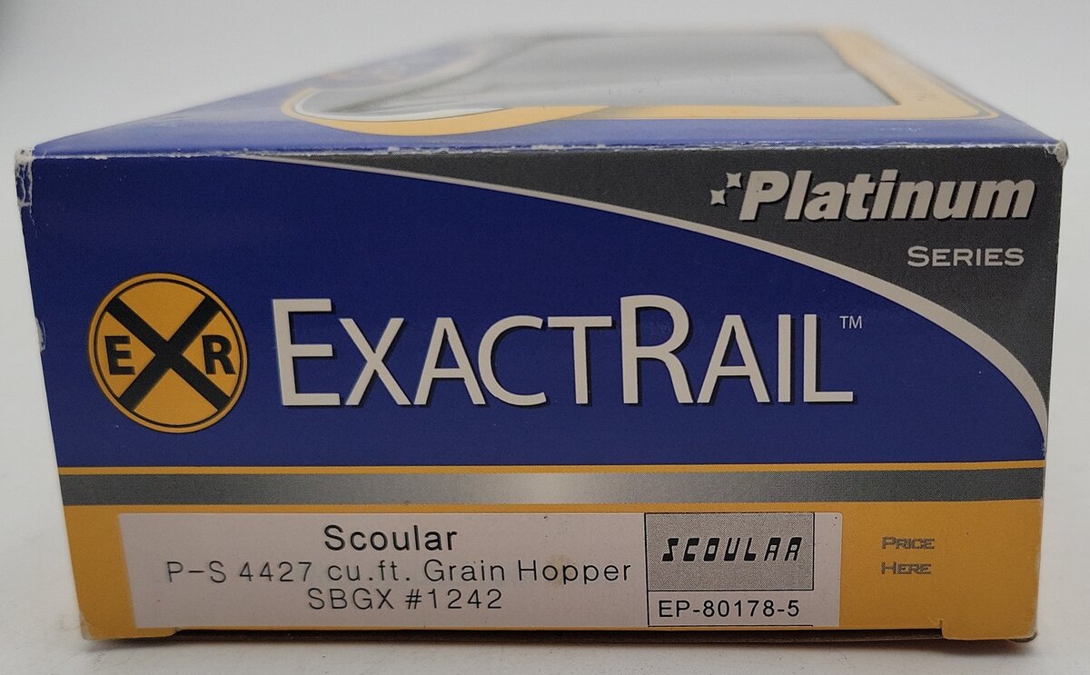 ExactRail EP-80178-5 Scoular PS 4427 cu ft Grain Hopper SBGX #1242 NIB