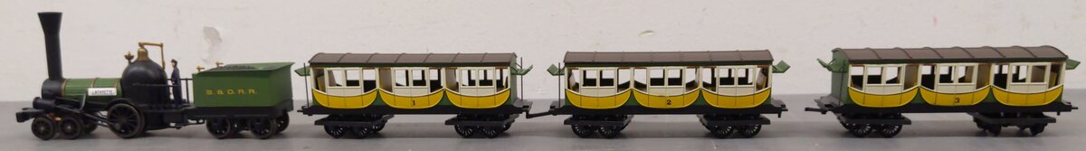Bachmann 00628 HO Scale The Lafayette Baltimore & Ohio Steam Train Set LN/Box