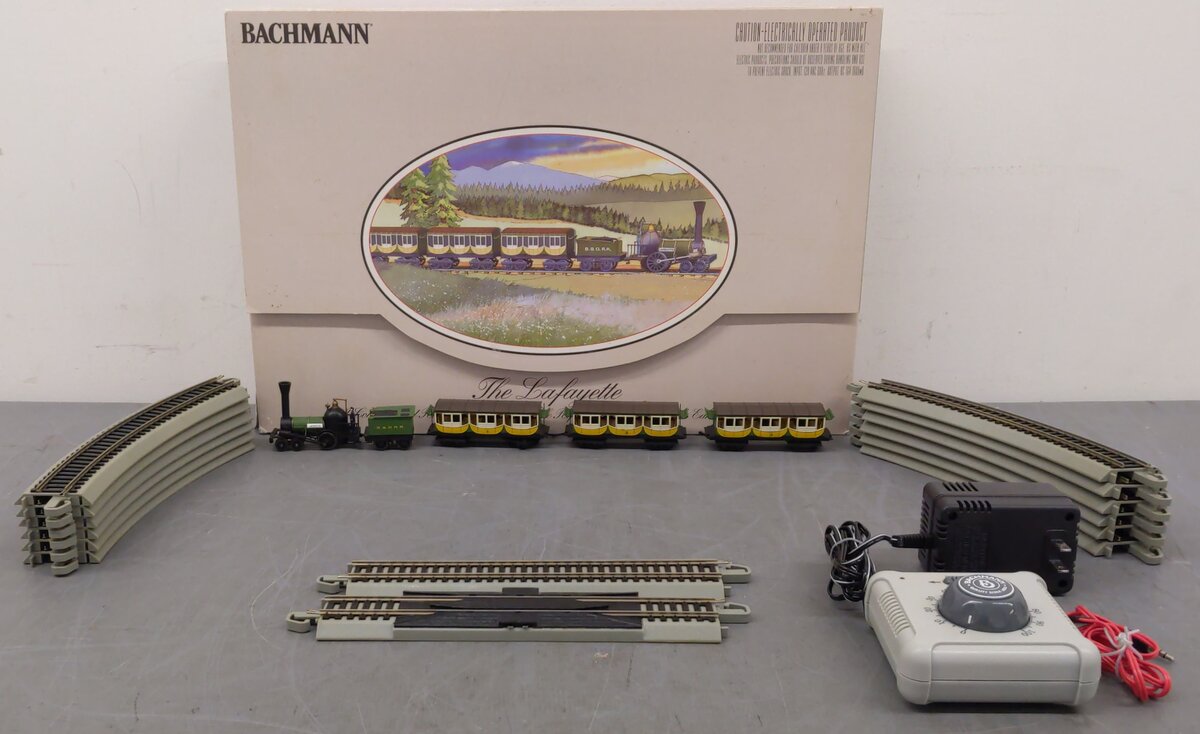 Bachmann 00628 HO Scale The Lafayette Baltimore & Ohio Steam Train Set LN/Box