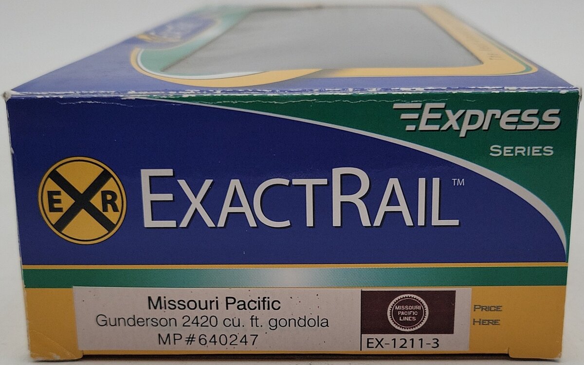 ExactRail EX-1211-3 HO Missouri Pacific Gunderson 2420 cu ft Gondola #640247 LN/Box