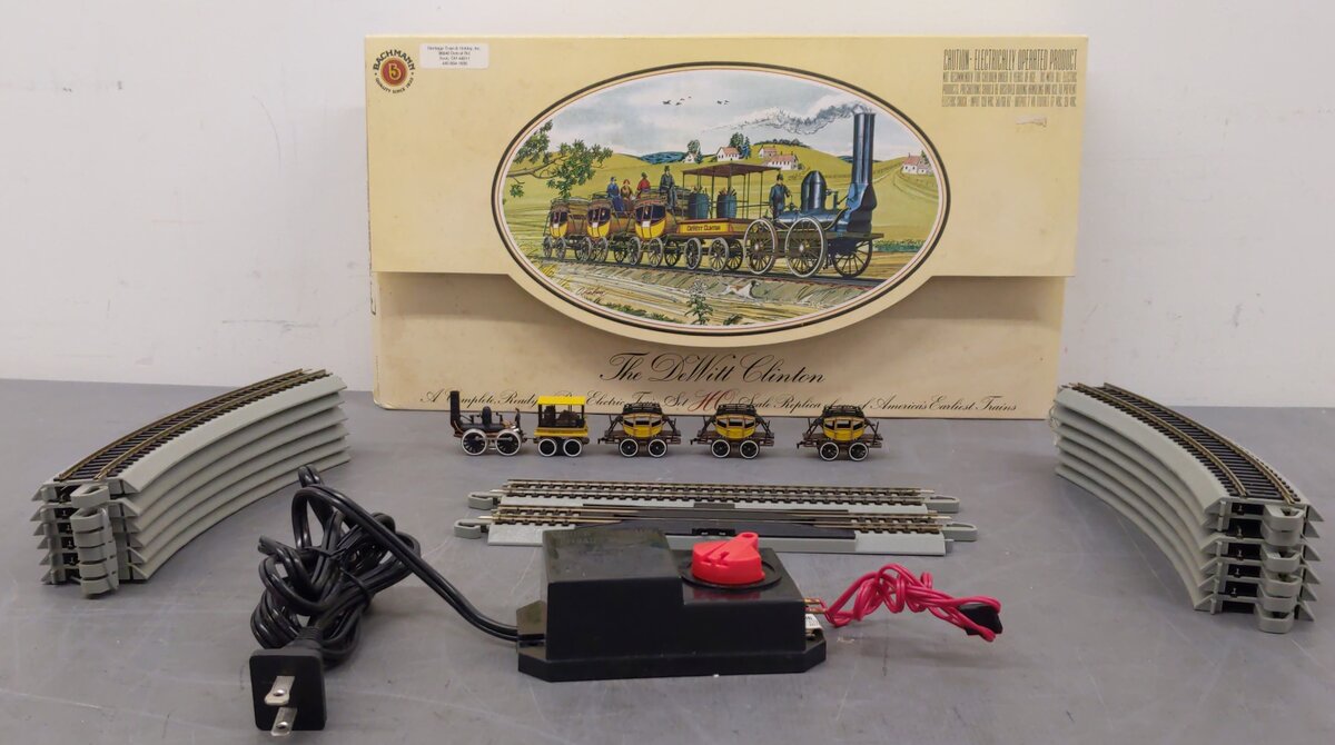 Bachmann 00641 HO Scale DeWitt Clinton Historic Steam Train Set LN/Box