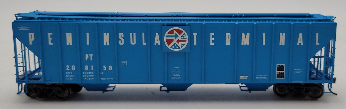 Exact Rail EE-1716-6 HO Scale Peninsula Terminal Hopper Car #208158 NIB
