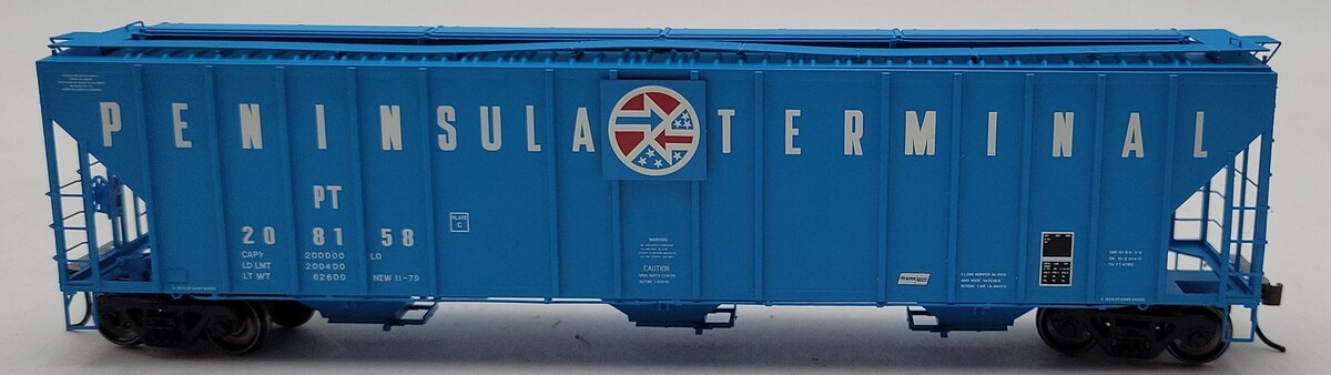 Exact Rail EE-1716-6 HO Scale Peninsula Terminal Hopper Car #208158 NIB