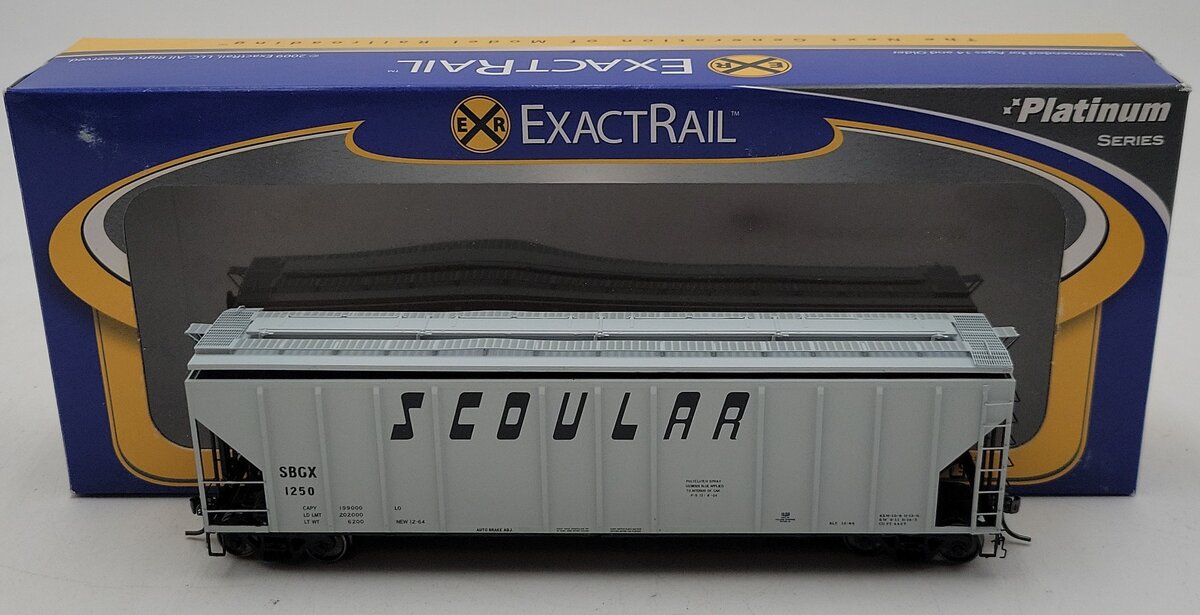 Exact Rail EP-80178-6 HO Scale Scoular P-S 4427 cu. Ft. Grain Hopper EX/Box