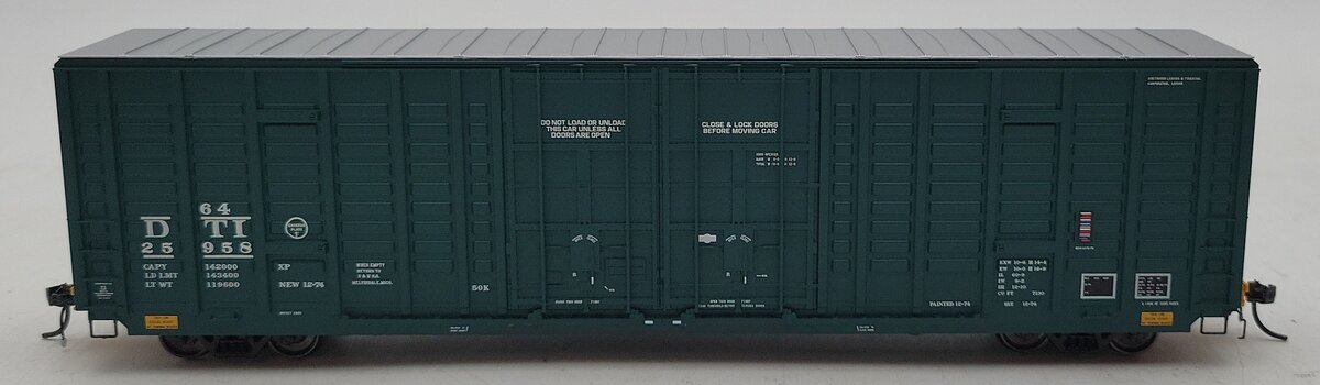 ExactRail EP-80606-9 HO Scale DTI PS 60' Waffle Side Box Car #25958 LN/Box
