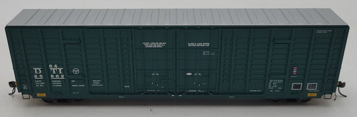 ExactRail EP-80606-11 HO Scale DTI PS 60' Waffle Side Box Car #25962 LN/Box