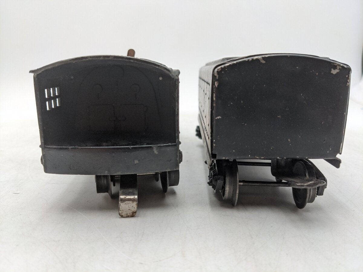 Lionel 221 Vintage O NYC Dreyfuss Black 2-6-4 Steam W/ Lionel Scout Tender VG/Box