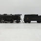 Lionel 6-8142 O Gauge C&O 4-4-2 Die-Cast Steam Locomotive & Tender VG