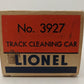 Lionel 3927 O Vintage Postwar Motorized Track Cleaner Car #3927 VG/Box