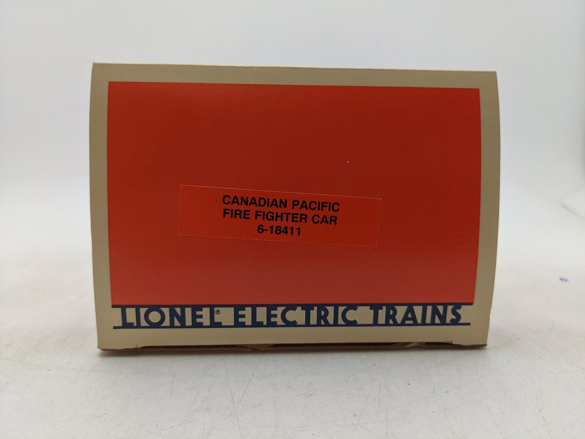 Lionel 6-18411 O Gauge Canadian Pacific Fire Fighter Car EX/Box