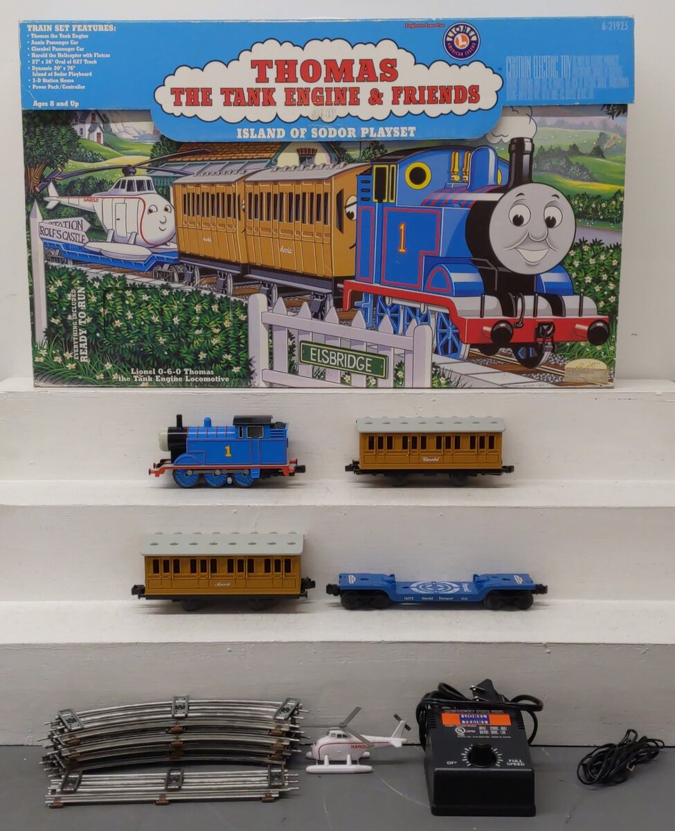 Lionel 6-21925 Thomas Tank Engine Island of Sodor Train Set VG/Box