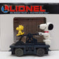 Lionel 6-18407 O Gauge Snoopy & Woodstock Operating Handcar EX/Box