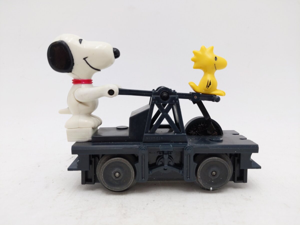 Lionel 6-18407 O Gauge Snoopy & Woodstock Operating Handcar EX/Box