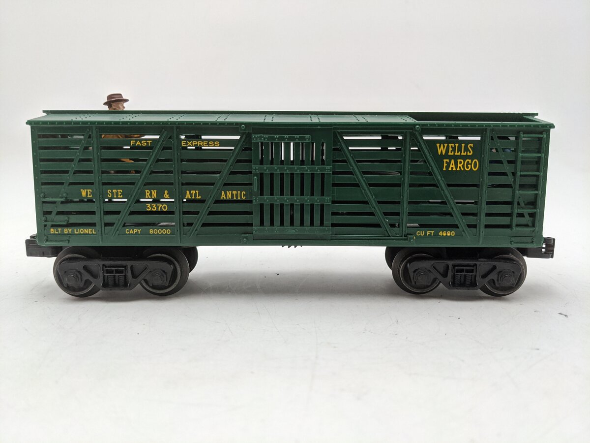 Lionel 3370 Vintage O Wells Fargo Operating Sheriff & Outlaw Car EX/Box