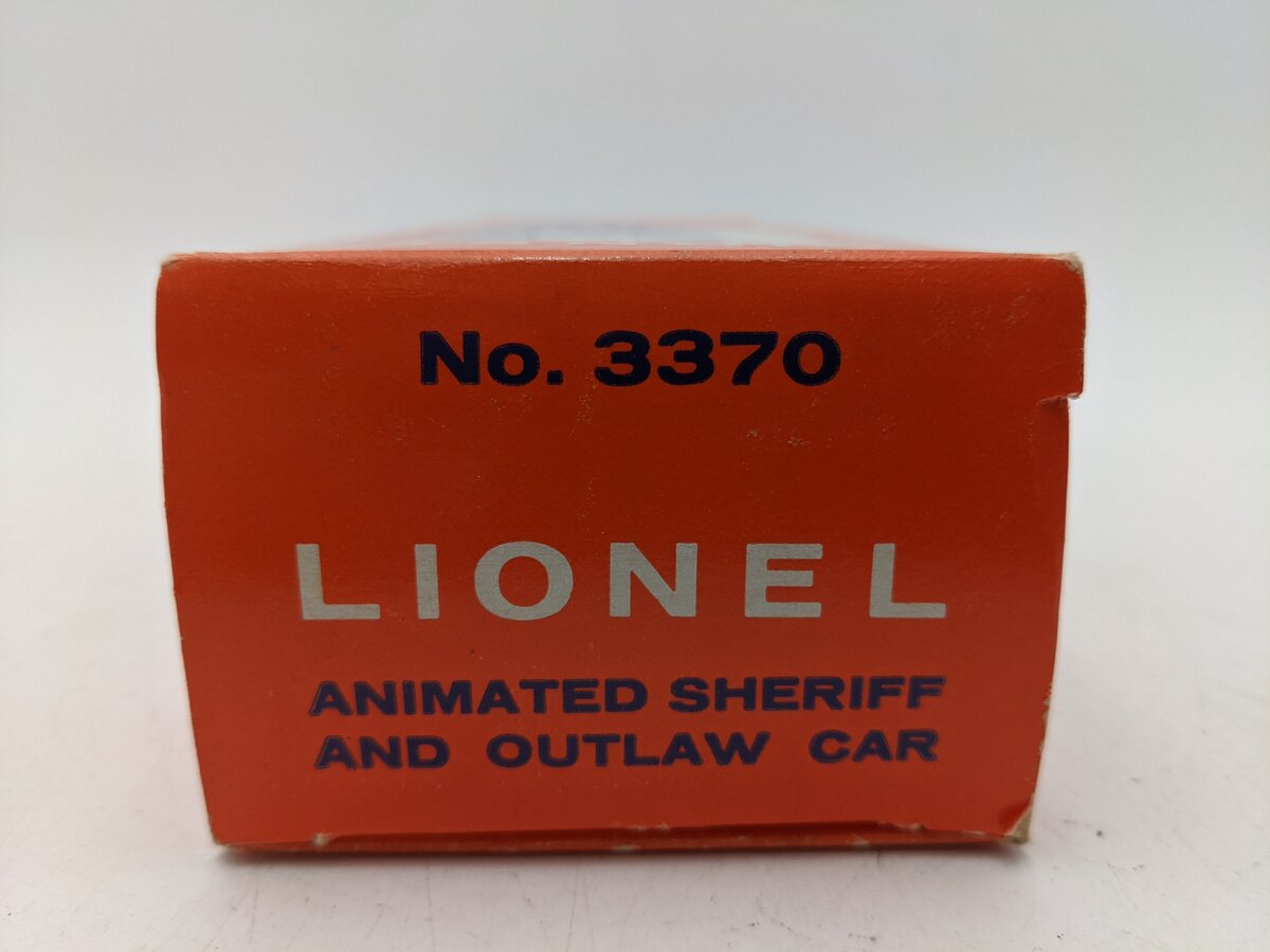 Lionel 3370 Vintage O Wells Fargo Operating Sheriff & Outlaw Car EX/Box