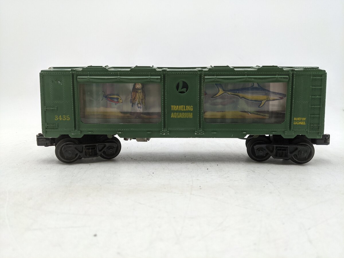 Lionel 3435 Vintage O Operating Traveling Aquarium Car VG