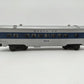 Lionel 2414 Vintage O Santa Fe Illuminated Blue Stripe Pullman Car VG