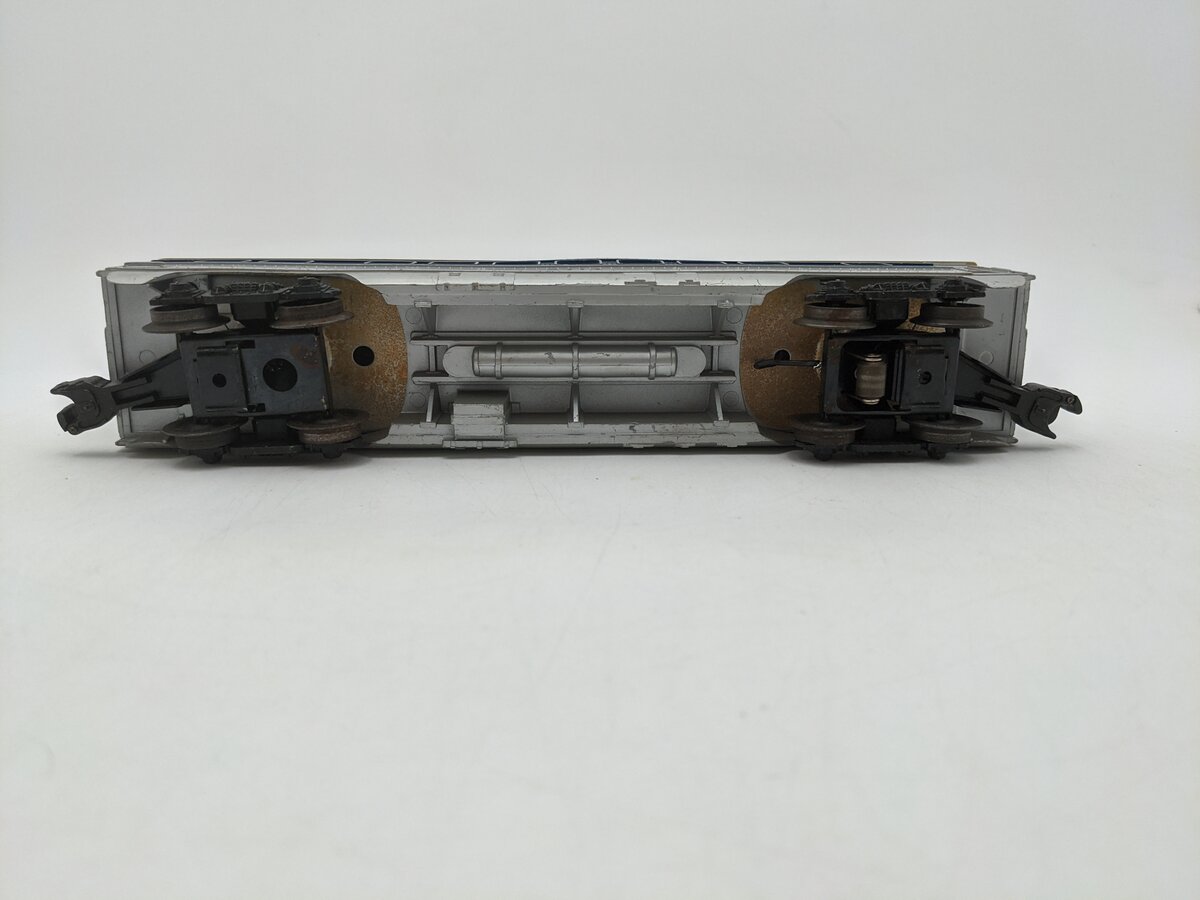 Lionel 2414 Vintage O Santa Fe Illuminated Blue Stripe Pullman Car VG