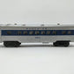 Lionel 2414 Vintage O Santa Fe Illuminated Blue Stripe Pullman Car VG