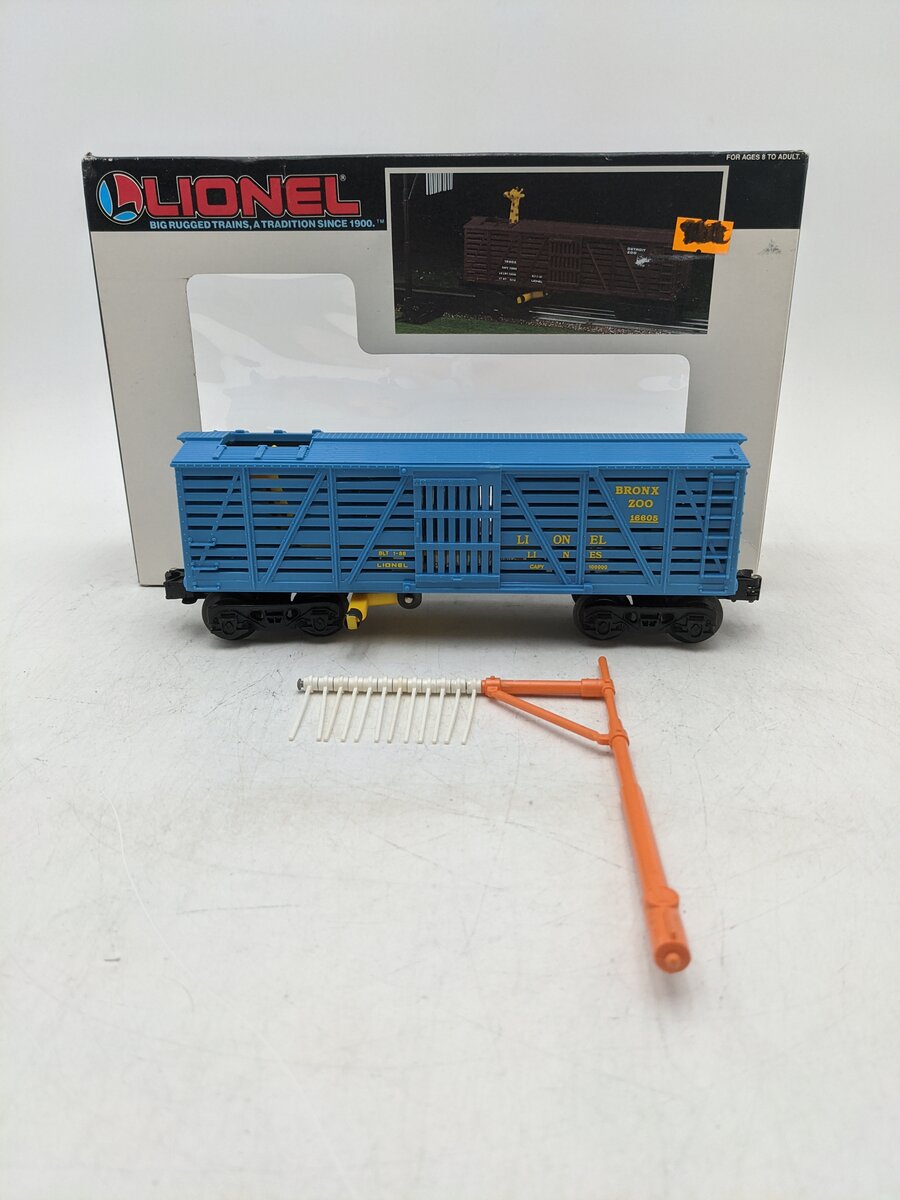 Lionel 6-16605 O Gauge Bronx Zoo Giraffe Car EX/Box