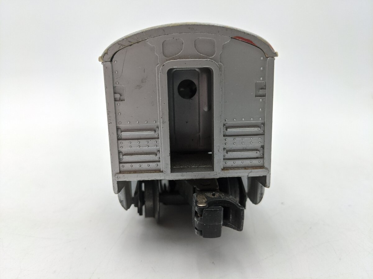 Lionel 2412 Vintage O Santa Fe Illuminated Blue Stripe Vista Dome Car VG