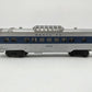 Lionel 2412 Vintage O Santa Fe Illuminated Blue Stripe Vista Dome Car VG